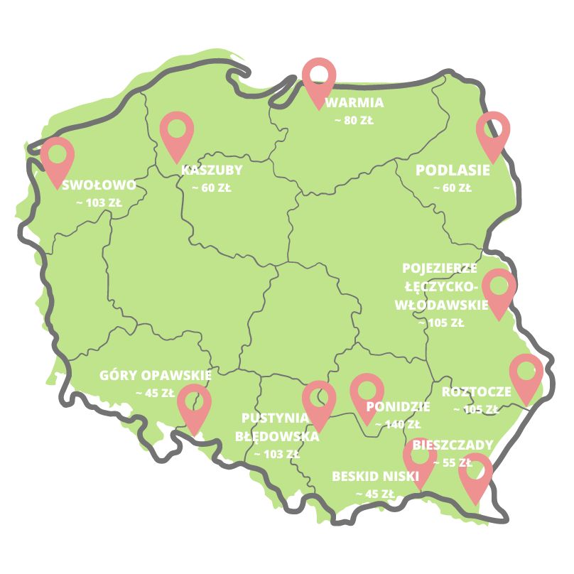 Gdzie jest w Polsce najtaniej na wyjazd na weekend