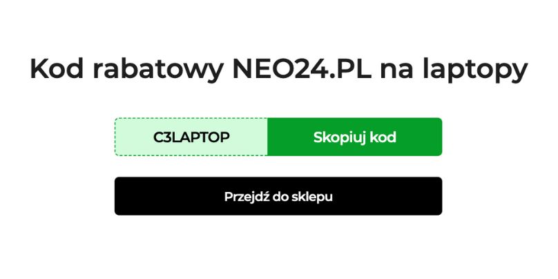 Gdzie znaleźć kod rabatowy NEO24.PL