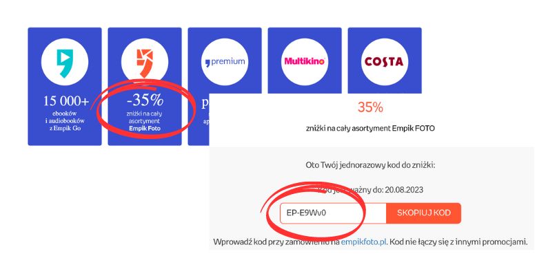 Jak odebrać kod rabatowy Empik Premium do innych sklepów